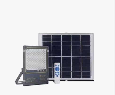 Outdoor Floodlight Aluminum Ip66 Waterproof Projector Lamp 200w Garden Led Solar Flood Light